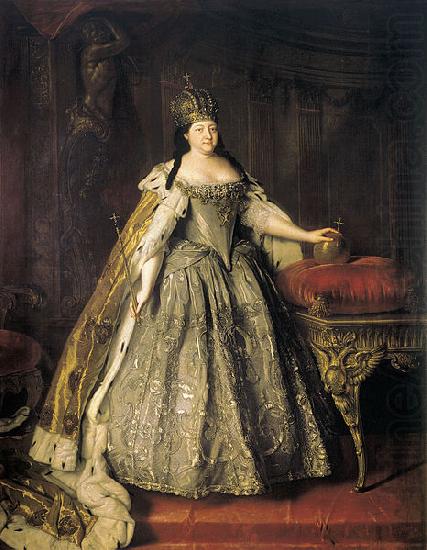 Louis Caravaque Portrait of Empress Anna Ioannovna oil painting picture